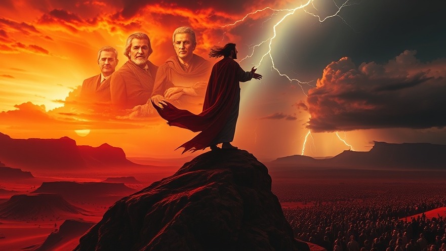 God's voice resonates in the fiery desert as the prophet Joseph Z stands tall, invoking revival.