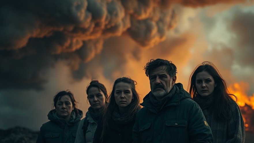 Prophetic insights amid spiritual warfare: resilient figures illuminated by firelight.