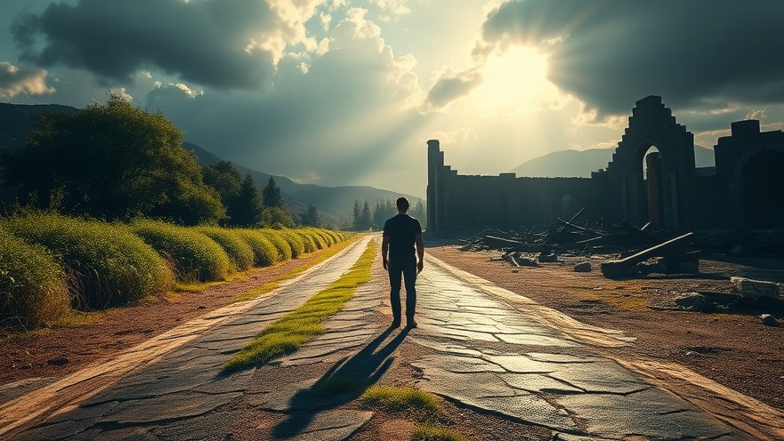 A figure at a crossroads symbolizes Revival & Reformation in spiritual growth.