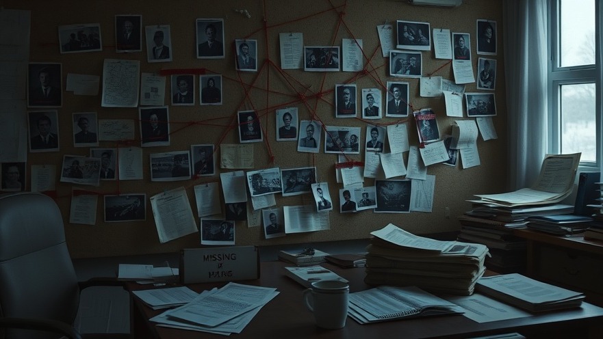 Detective room revealing prophetic insights into geopolitical tensions and the Luciferian agenda.