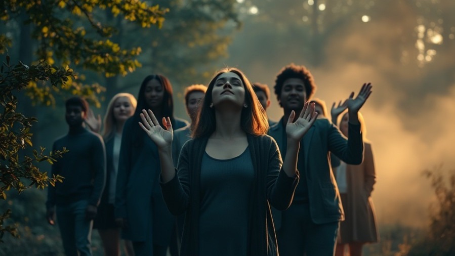 Diverse group expressing personal breakthroughs in spiritual warfare, led by Cindy Jacobs.