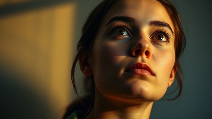 Thoughtful young woman in soft morning light reflecting on faith identity and prophetic ministry insights.