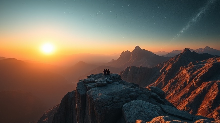 A serene prayer scene at sunrise, embodying James Goll's teachings on miracles.