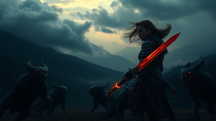 Rick Renner explores spiritual battles in prophetic warfare amid shadowy mountains.