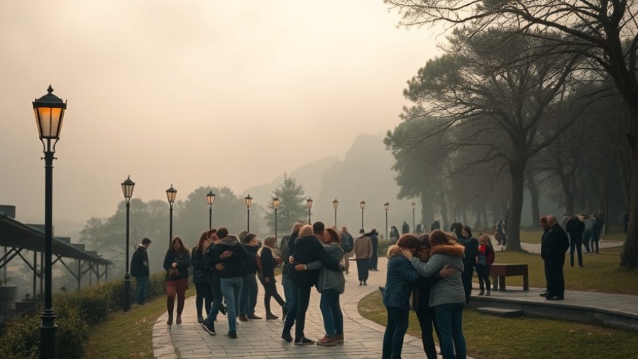 Lance Wallnau's Compassionate Dialogue during emotional grounding in a serene mountain park.