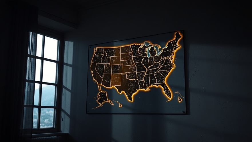 The power of prayer illuminates the U.S. in a dimly lit room, symbolizing national revival.