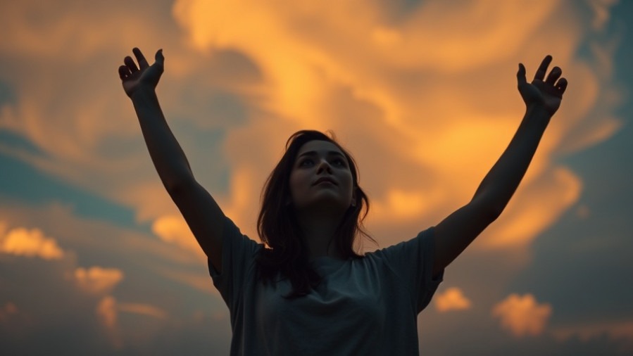 A young woman in a serene dawn, embodying prophetic declarations of disruptive glory.