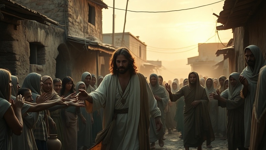 Jesus Christ embodies the power of prayer, offering personal breakthroughs in a humble town.