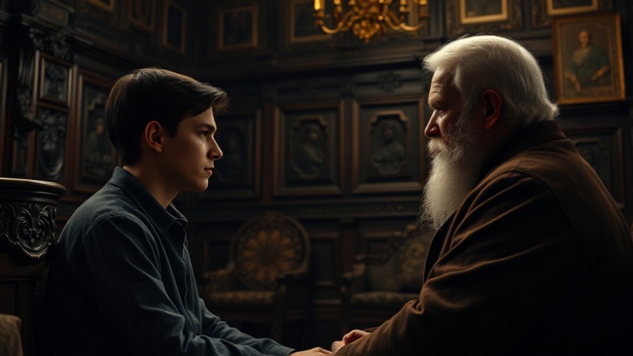 A reflective moment of spiritual warfare, featuring Rick Renner in deep conversation.