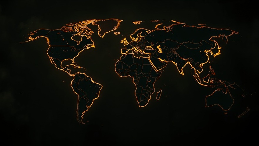 Aerial view of glowing nations symbolizing prophetic training and spiritual warfare.