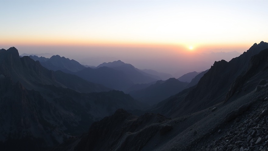 Dawn over mountains, reflecting revival & reformation in Patricia King's vision.