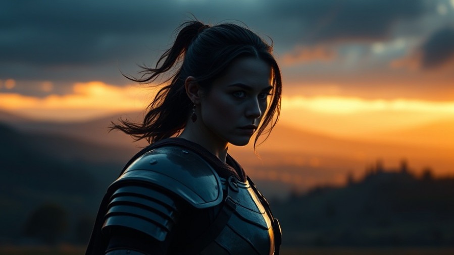 Patricia King embodies spiritual warfare, walking empowered through a battlefield.