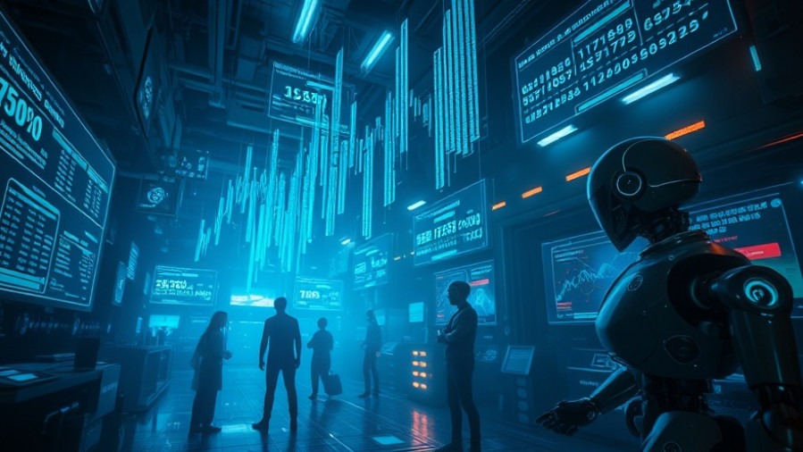 Futuristic scene with AI and robots, illustrating JosephZ's biblical prophecy insights.