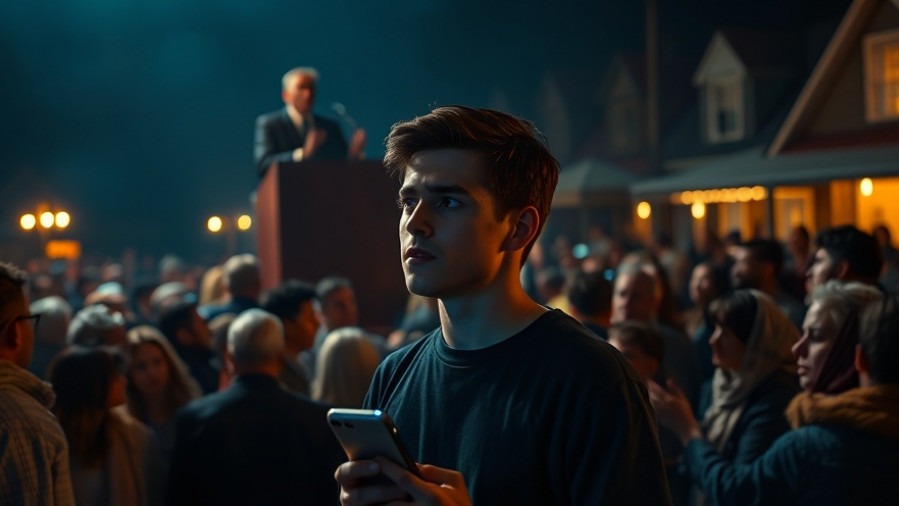 Lance Wallnau's call for political accountability in a dramatic town scene.