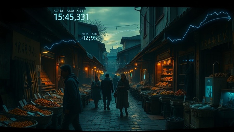 Cinematic dusk marketplace scene illustrating spiritual discernment and faith-driven leaders.