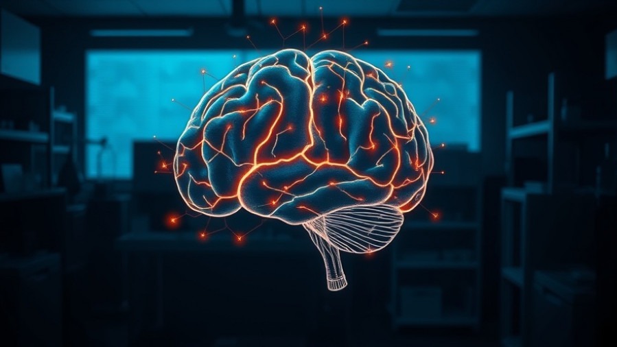 Cinematic lab scene with glowing brain illustration, reflecting JosephZ insights.