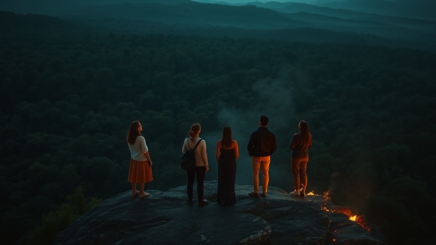 Cindy Jacobs inspires supernatural healing in a mystical forest at dusk.
