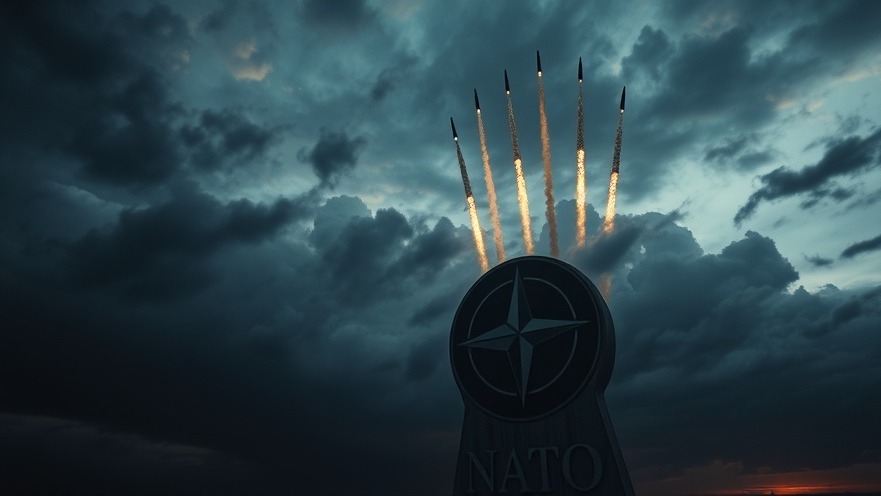 NATO failures captured in a stormy scene symbolizing Iran's geopolitical shift.