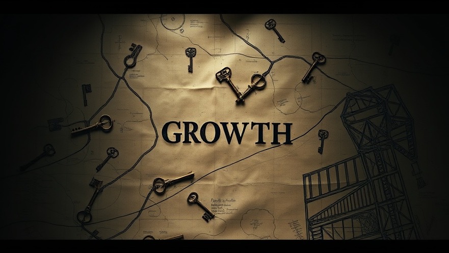 Cinematic blueprint symbolizing growth among keys, inspired by Mario Murillo's Prayer Strategies.