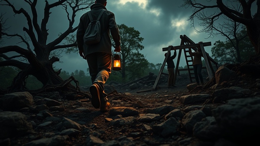 A hopeful scene showing the power of prayer with a person holding a lantern, guiding others in faith.
