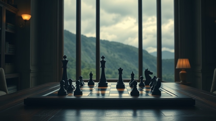A reflective study symbolizing faith, strategy, and spiritual warfare amidst abundant life.