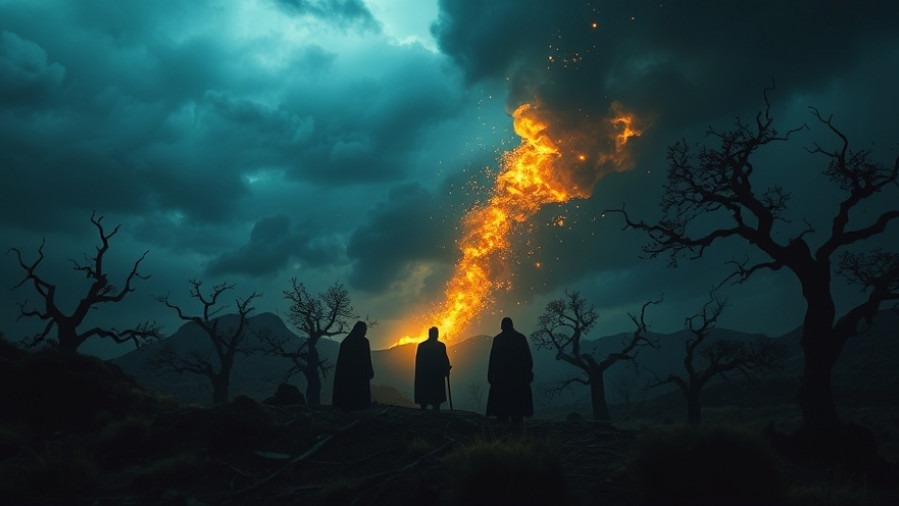 A spiritual battle scene inspired by Rick Renner's teachings on Christian empowerment.