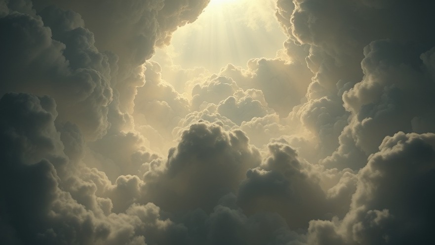 Majestic sky inspiring prayer and revival, illuminated by divine light.