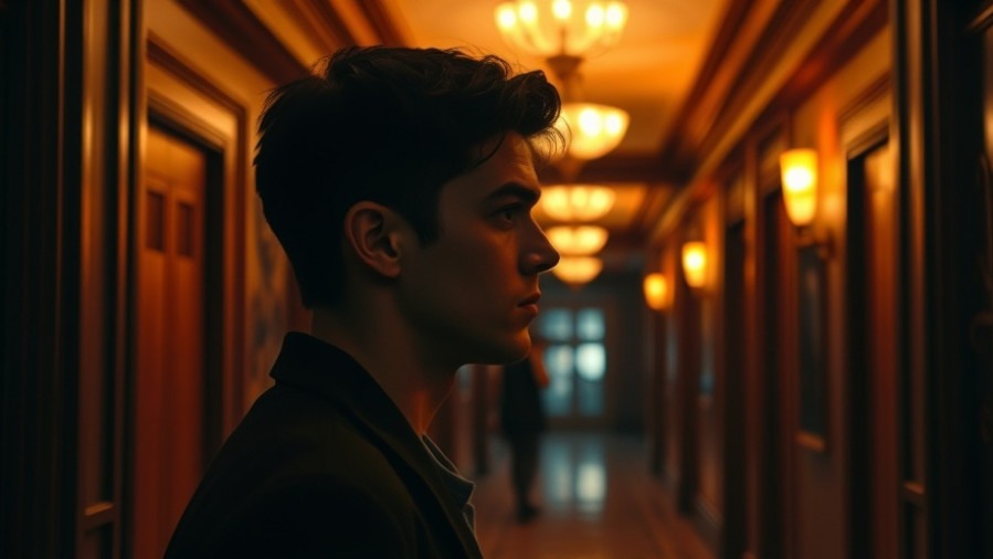 Young man contemplating his faith in spiritual warfare, inspired by Lance Wallnau.