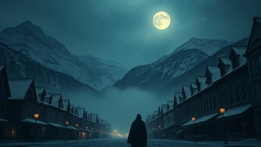 Silent Night scene with lanterns, evoking prophetic insights of Christmas carols.