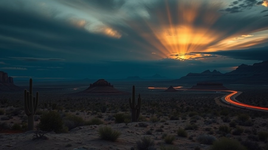 Arizona at dusk: a breathtaking scene symbolizing personal breakthrough and miracles.