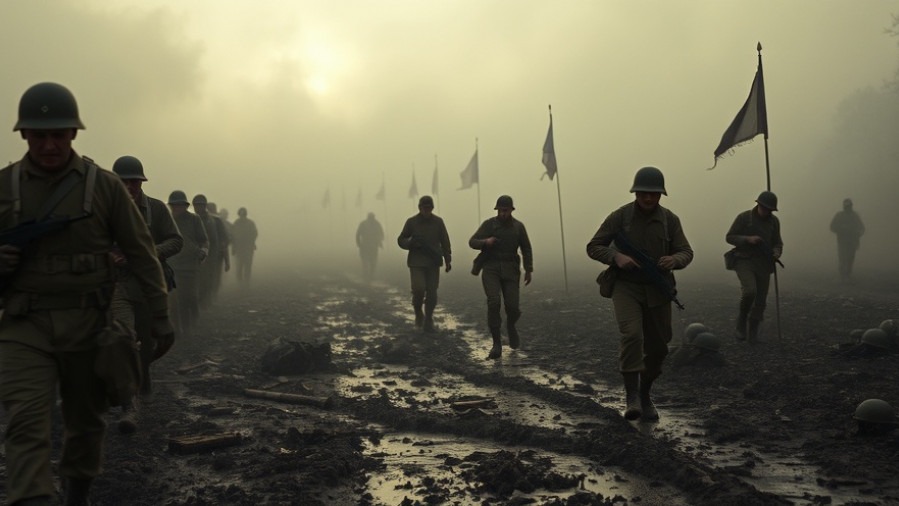 Soldiers embody perseverance in spiritual warfare, reminiscent of prophetic believers on a European battlefield.