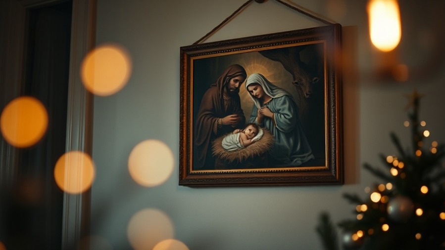 A serene depiction of baby Jesus in a manger, reflecting the power of prayer.