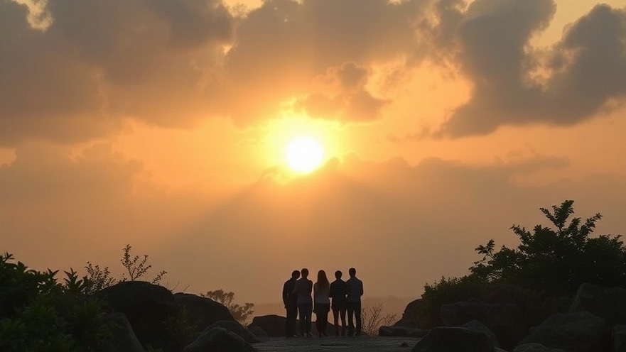 Rick Renner's resurrection transformation: faith-driven Christians embrace hope at sunrise.