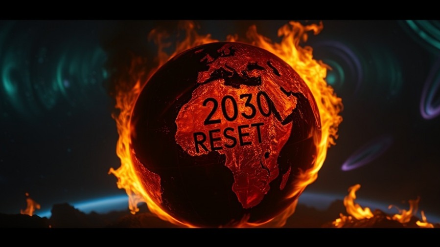 Cinematic depiction of a burning globe, symbolizing prophecy and spiritual awakening.
