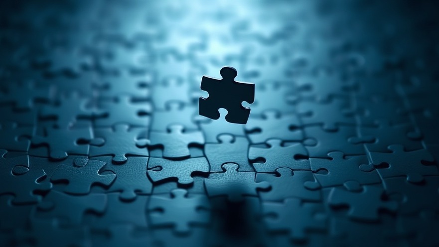 Cinematic dark blue-gray background with interlocking puzzle pieces symbolizing believers unity in Rick Renner's prophetic ministry.