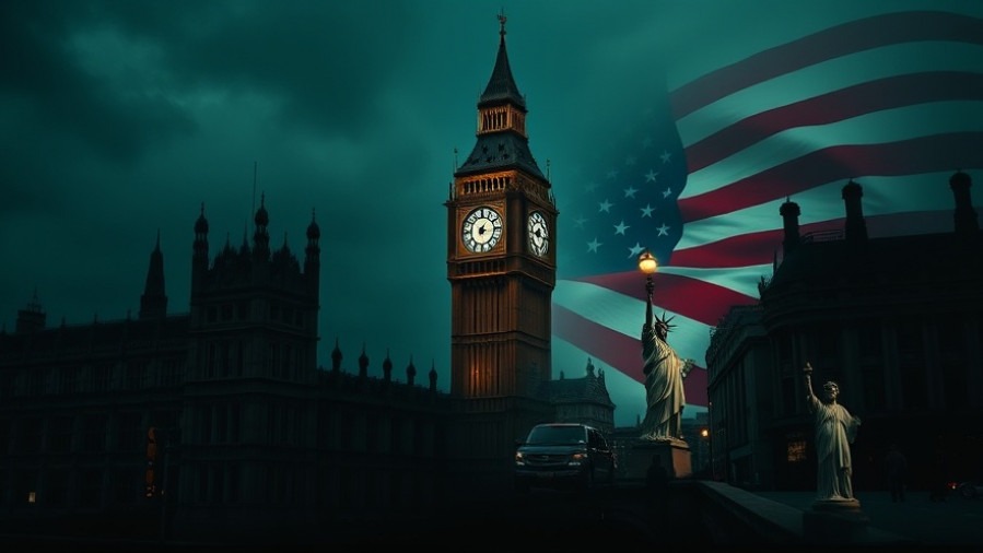 Surreal blending of Big Ben and an American landmark, reflecting intercessors and revival themes.