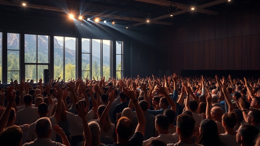 Vibrant spiritual renewal gathering led by Mario Murillo, uniting hearts in miraculous transformation.