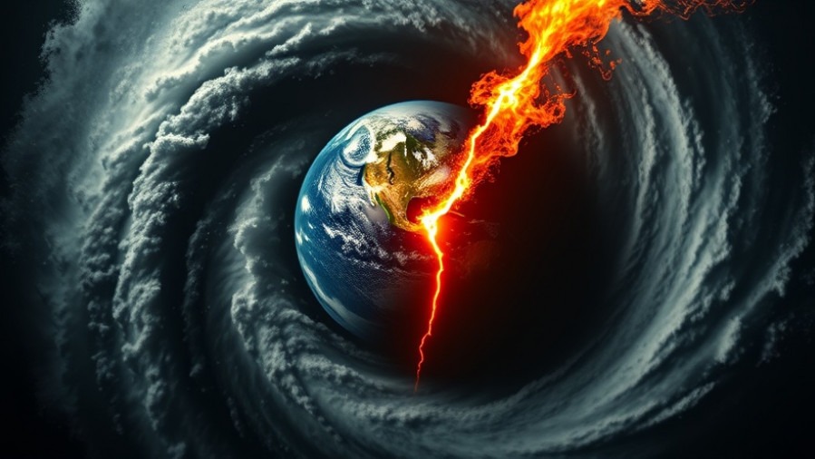 The power of prayer manifests in prophetic believers amidst turmoil in a cinematic space scene.