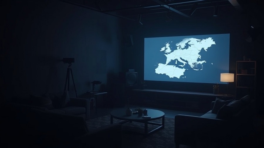 Cinematic studio scene highlighting Israel's map, reflecting on Christian persecution and spiritual warfare.