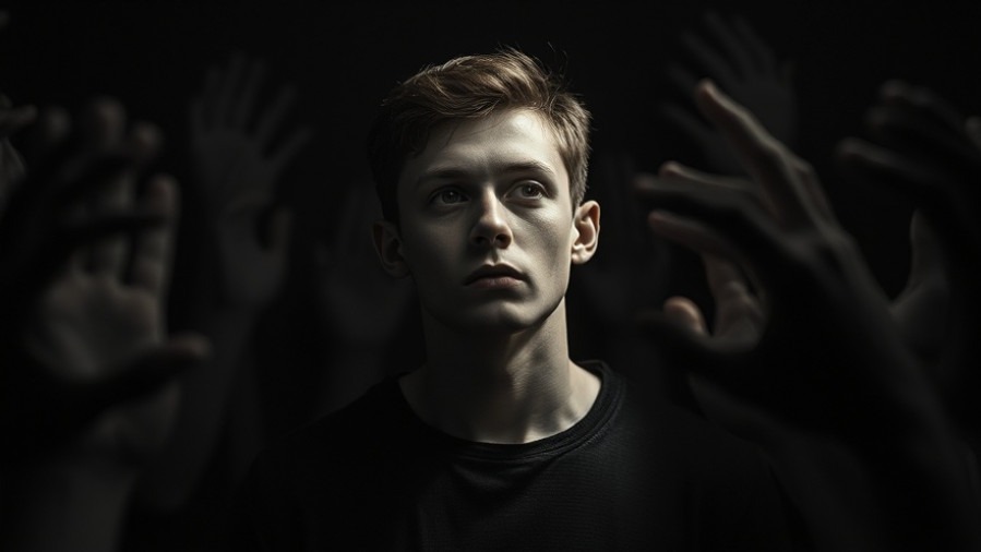 A young man embodies Christian perseverance amid chaos, seeking God’s economy.