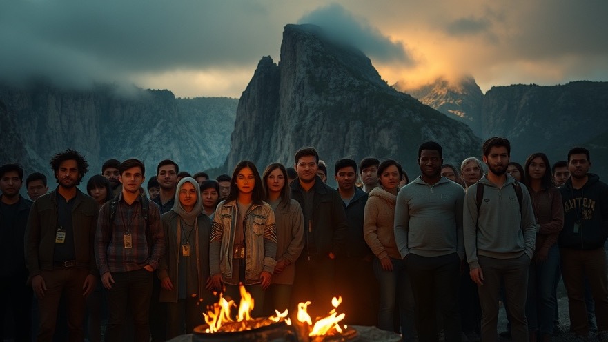 Diverse group united in spiritual growth, symbolizing resilience in faith.