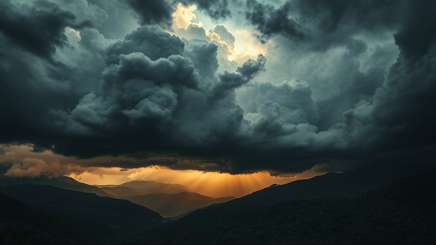 Cinematic storm clouds symbolize spiritual warfare and personal breakthrough, highlighting prophetic insights.