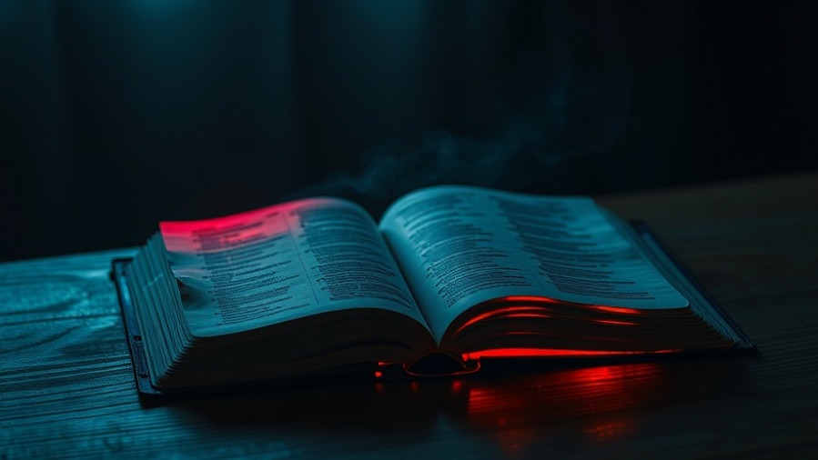 Open Bible glowing with fire, symbolizing spiritual breakthroughs and God's transformative fire.