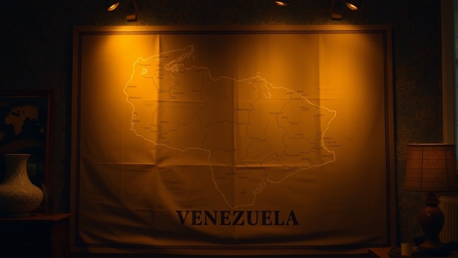 Cinematic map of Venezuela illuminated softly, embodying Cindy Jacobs' Spiritual Warfare themes.