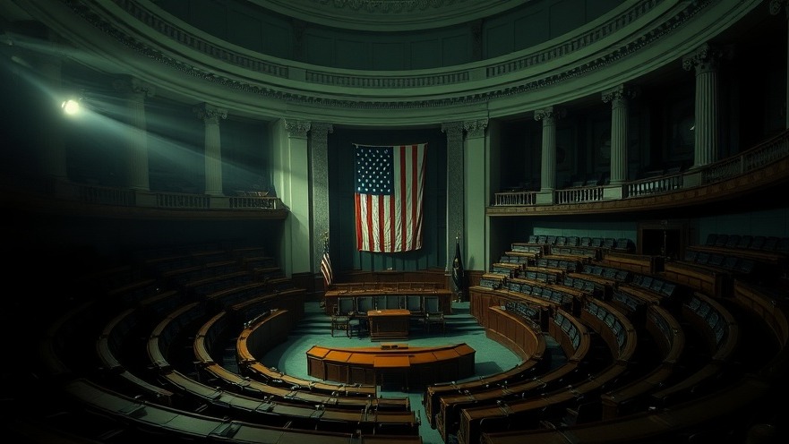 Cinematic view of the House of Representatives, reflecting cultural reckoning and SAVE America Act.
