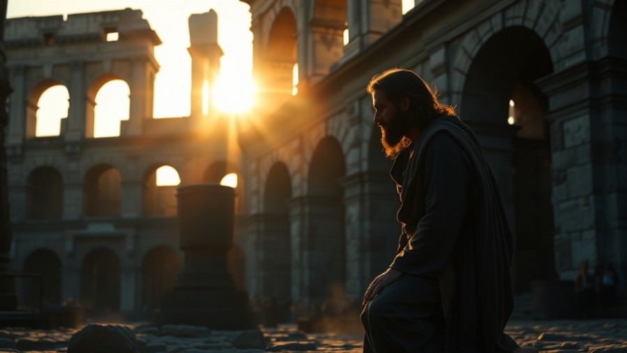 Jesus imparting prophetic insights to a kneeling disciple at dawn, embodying revival preparation.