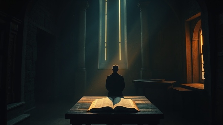 Cinematic scene of Rick Renner's spiritual discernment, contrasting clarity and confusion.