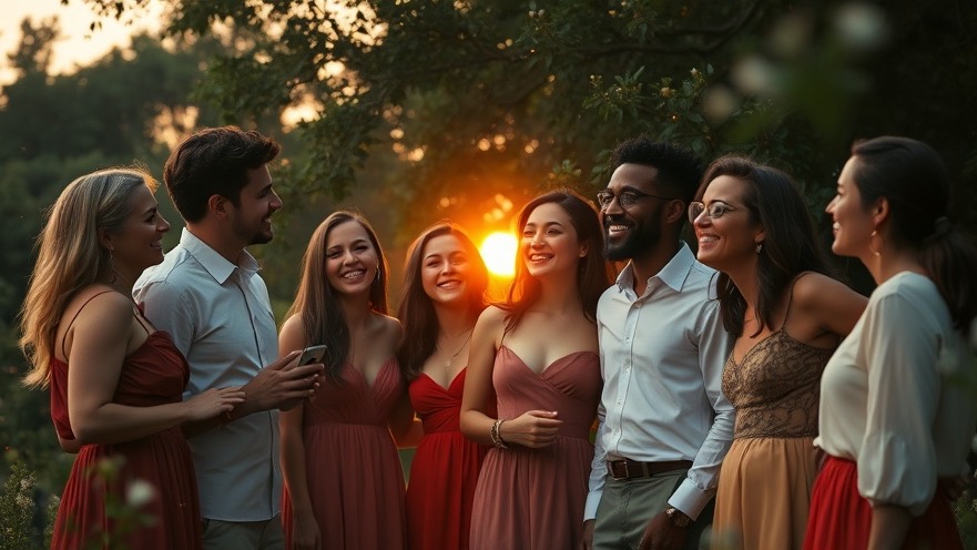 Rick Renner inspires spiritual awakening in a joyful outdoor gathering at dusk.
