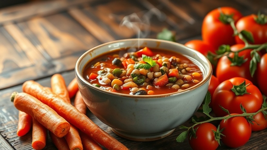 Transform Patient Care with Hearty Vegetable, Lentil, and Garbanzo Bean Stew