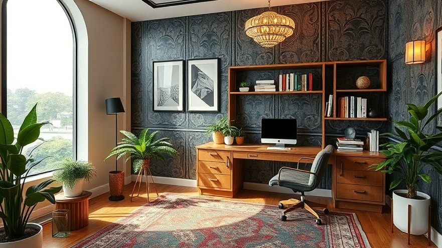 How to Enhance Your Remote Workspace with Art Deco Style